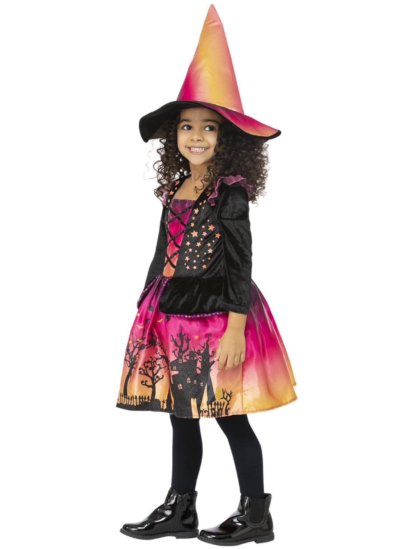 Smiffys Sunset Witch Costume CS für Mädchen