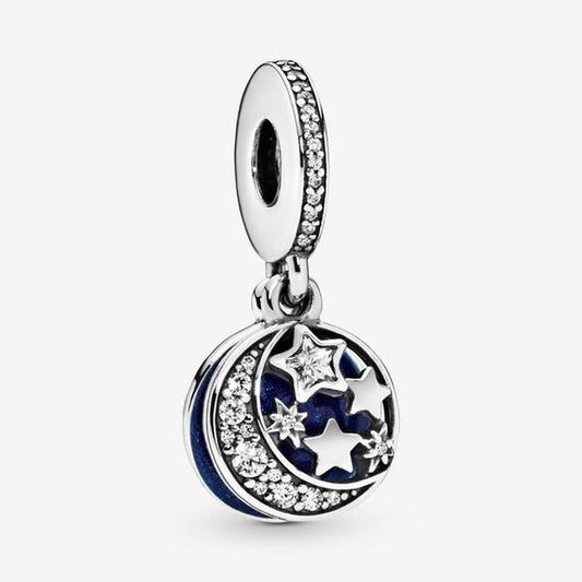 Pandora Charms Für Damen Pandora Moon And Star Silver