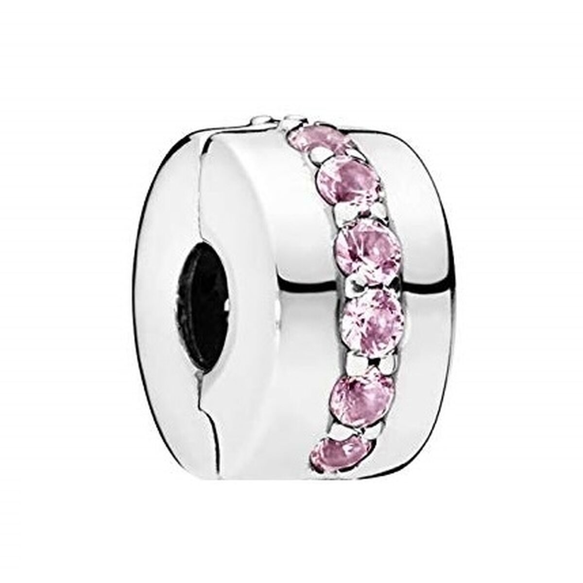 Pandora Charms Für Damen Pandora Pink Sparkling Row Clip