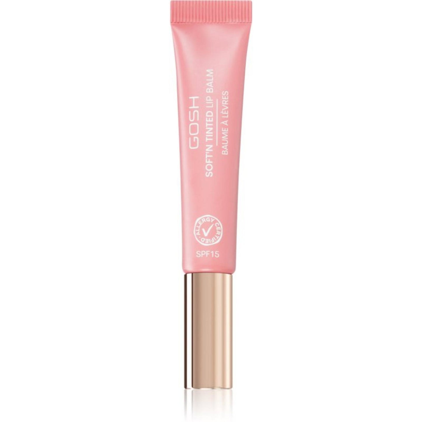 Gosh, Soft'n Clear, Vegan, Befeuchtet, Lippenbalsam, 001, Nackt, SPF 15, 8 ml