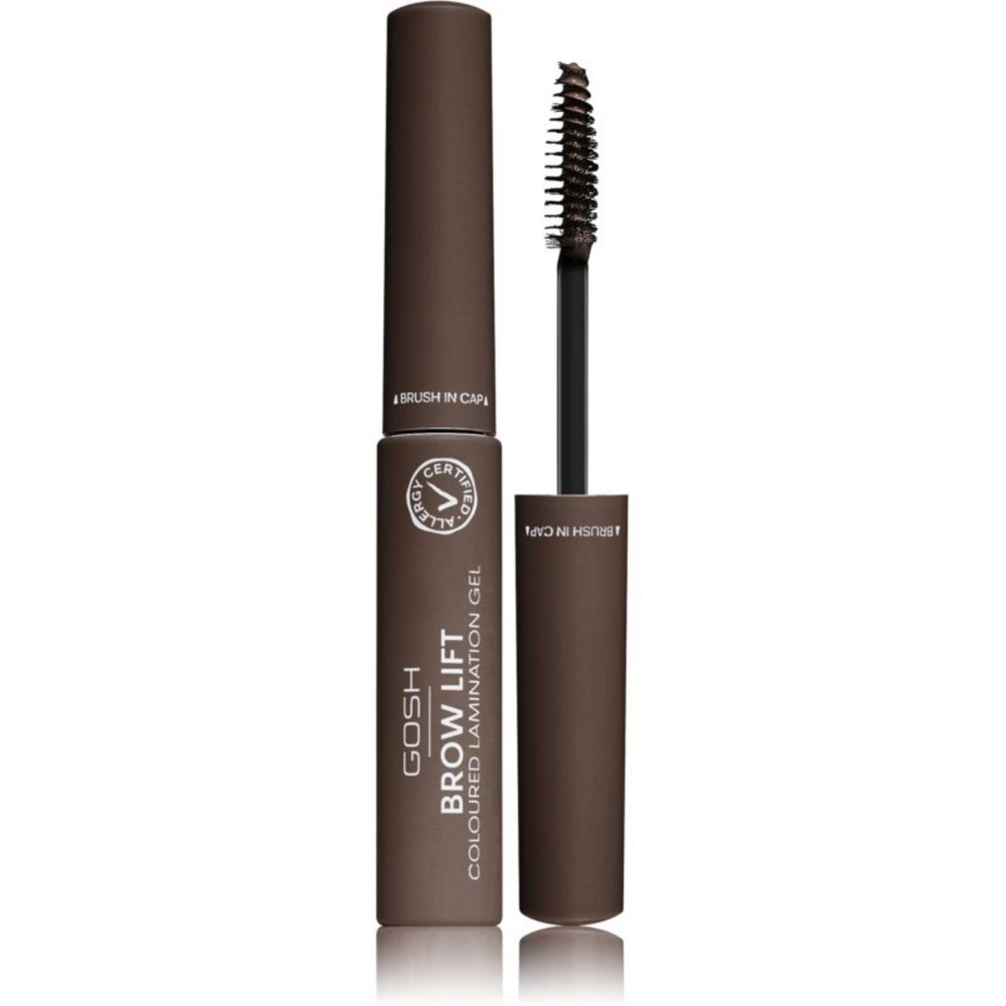 Gosh Gosh, Brow Lift, Laminierungseffekt, Augenbrauengel, 001, Graubraun, 3 ml Regular