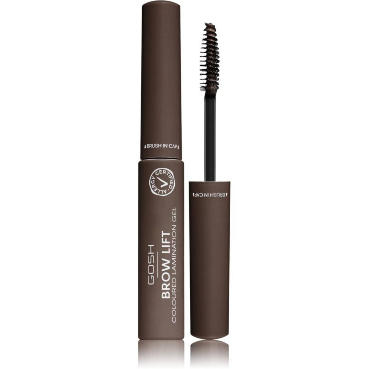 Gosh, Brow Lift, Laminierungseffekt, Augenbrauengel, 001, Graubraun, 3 ml