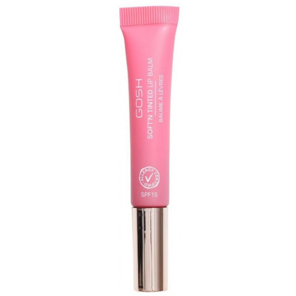 Gosh Gosh, Soft'n Clear, Vegan, Hoher Glanz, Lippenbalsam, 005, Rosa Rose, SPF 15, 8 ml Regular