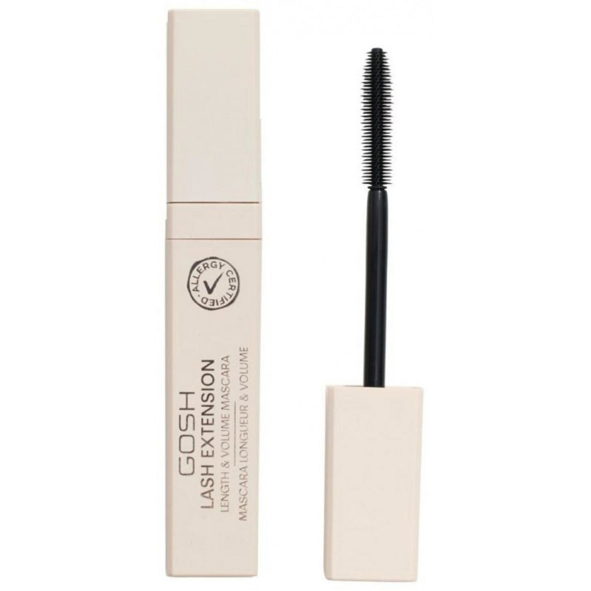 Gosh, Lash Extension, Verlängerung, Wimperntusche, 001, Schwarz, 7 ml