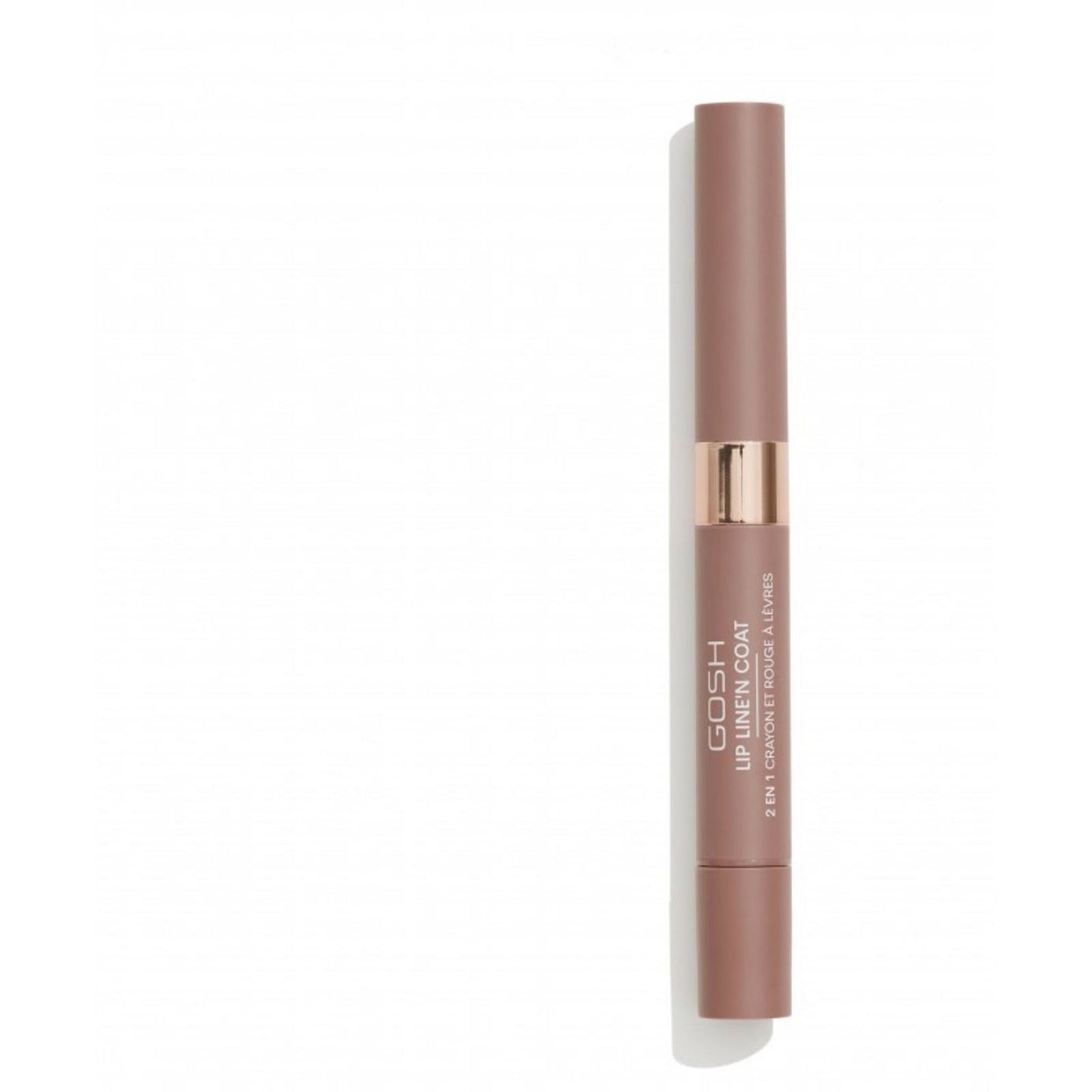 Gosh Gosh, Line'n Coat, Lippenkonturenstift & Lippenlack 2-in-1, 002, Verbrannter Zimt, 2 ml Regular