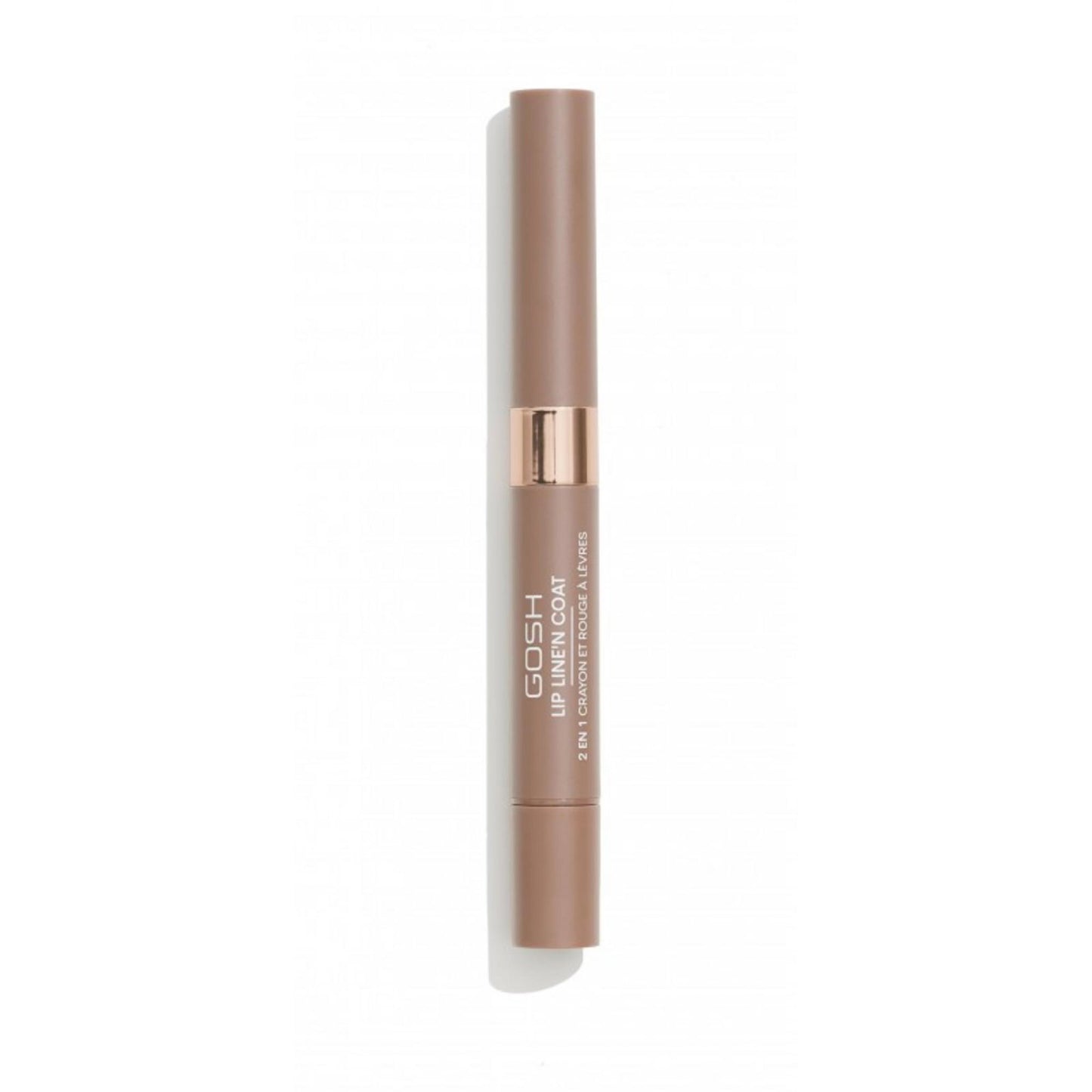 Gosh Gosh, Line'n Coat, Lippenkonturenstift & Lippenlack 2-in-1, 003, Weicher Nougat, 2 ml Regular