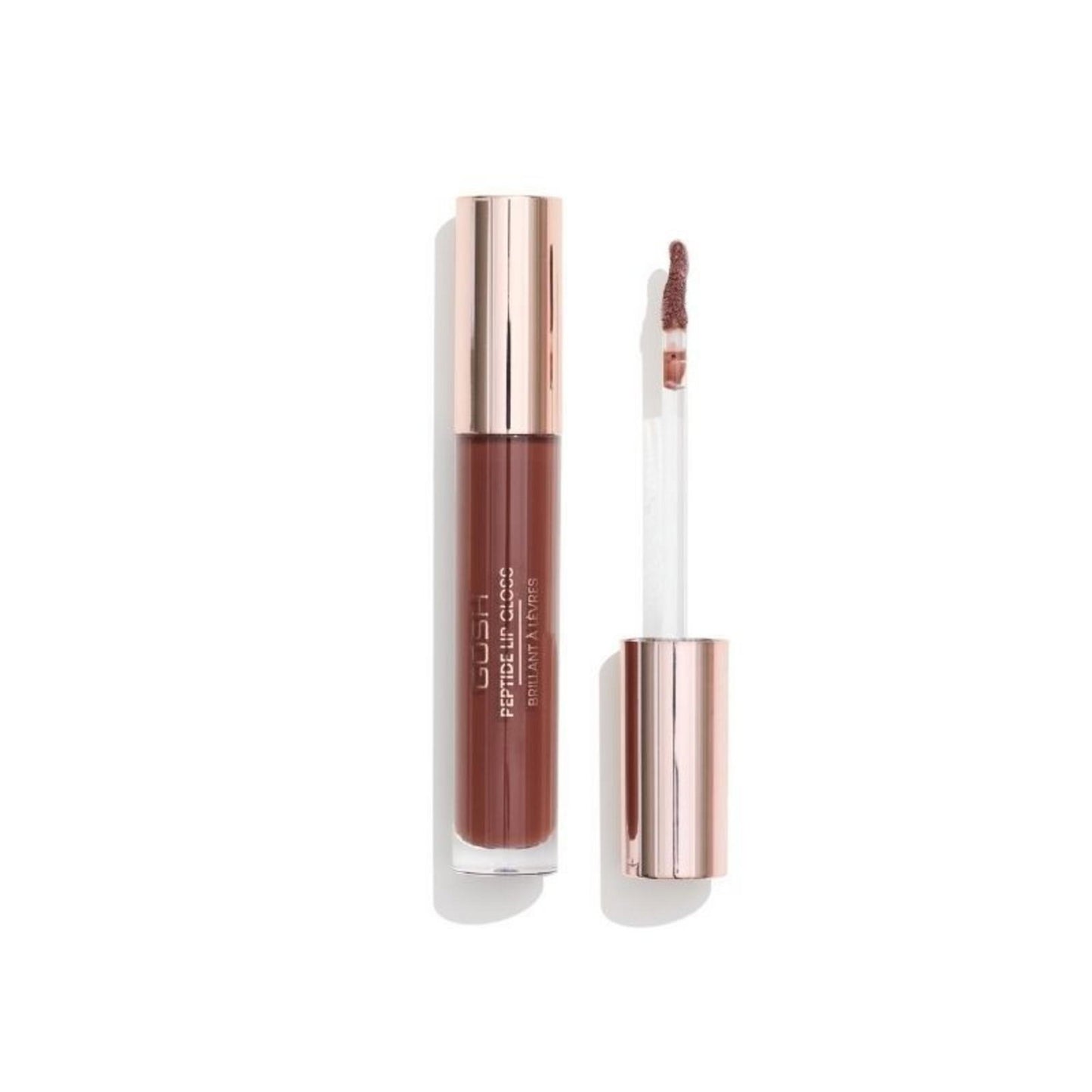 Gosh Gosh, Peptide, Vegan, Scheinen, Lipgloss, 006, Brownie, 7 ml Regular