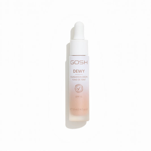GOSH GOSH Dewy Foundation Drops SPF 15 008 Tan flüssige Foundation 12 g