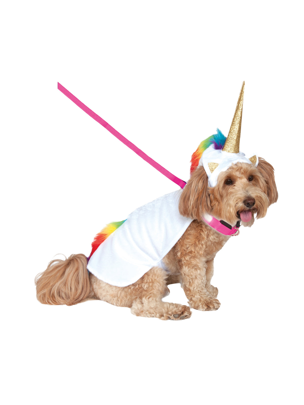 Rubies L/U Unicorn Cape W/Hood Pets Pet Costumes