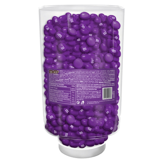 M&M´s Peanut Einfarbig Purple 1KG Schokolinsen in lila Zuckerhülle