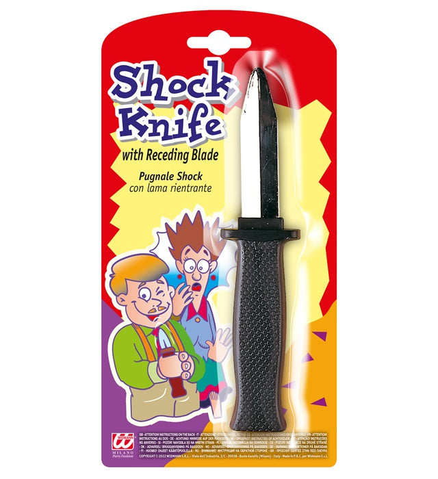 "SCHOCK DOLCH" (mit zurückspringender Klinge) Diverse Farben