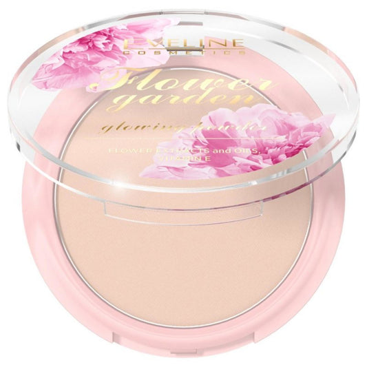 Eveline Cosmetics Eveline Cosmetics, Flower Garden, Erleuchtend, Kompaktpuder, 8 g Regular