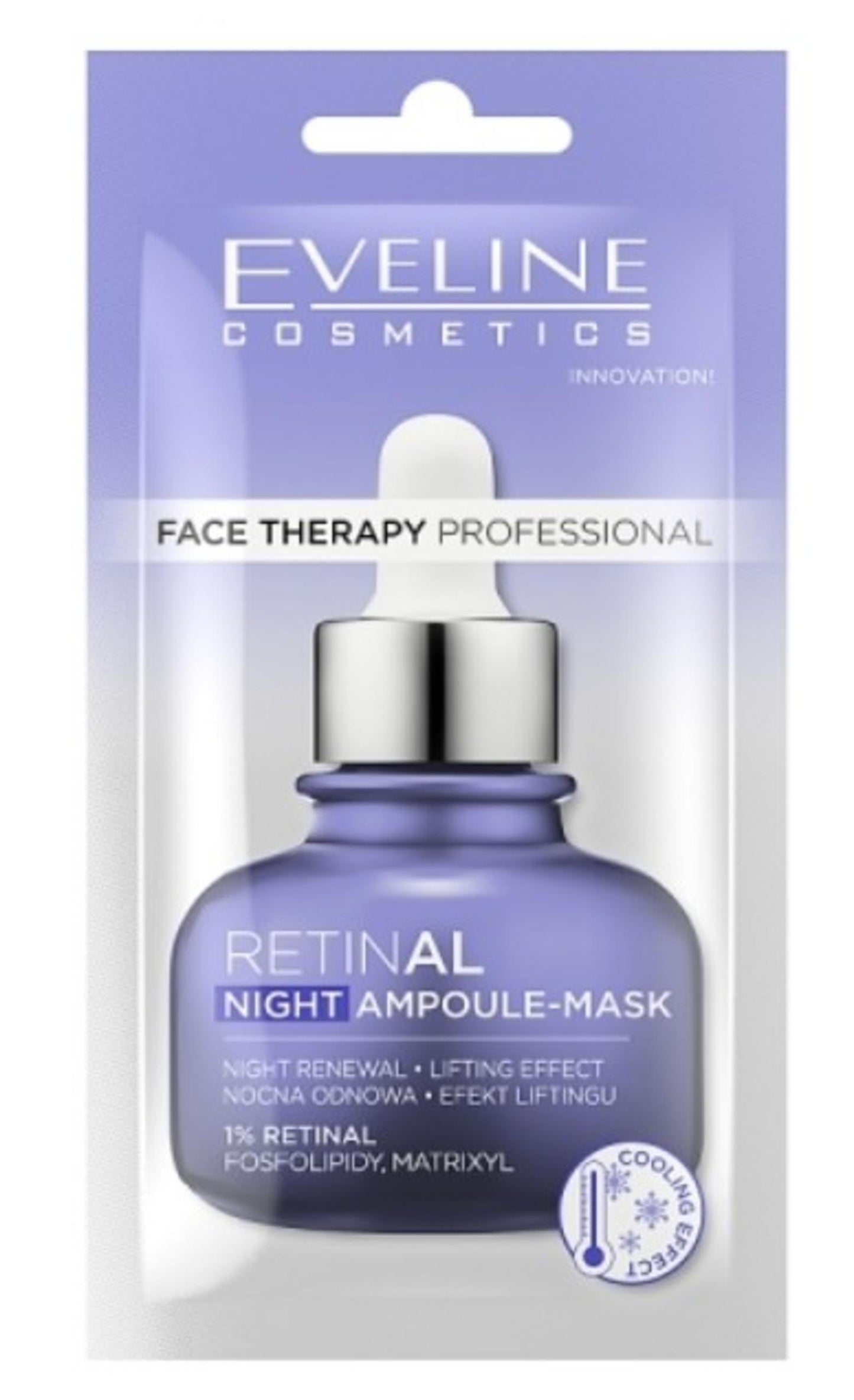 Eveline Cosmetics Eveline Cosmetics, Therapy Professional, Retinal, Heben, Nacht-Schlafmaske, 8 ml Regular