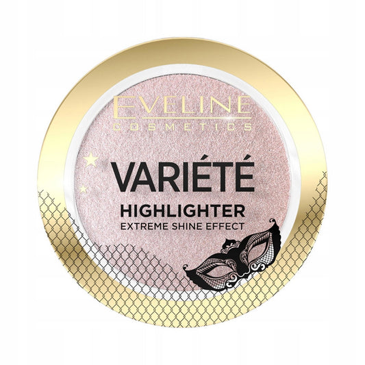 Eveline Cosmetics Eveline Cosmetics, Variete, Erleuchtend, Rouge-Highlighter Kompakt, 01, 1 Schattierung, 5 g Regular