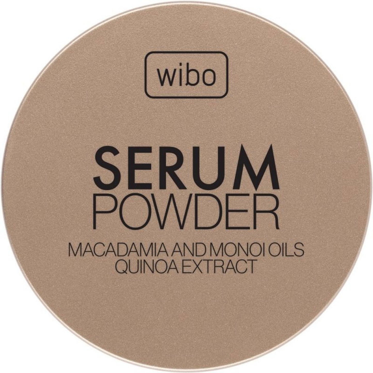 Wibo Wibo, Serum Powder Macadamia, Quinoa, Absorbiert Öl, Loses Fixierpuder, Transparent, 10 g Regular