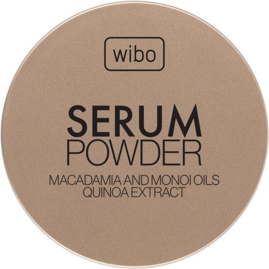Wibo Wibo, Serum Powder Macadamia, Quinoa, Absorbiert Öl, Loses Fixierpuder, Transparent, 10 g Regular