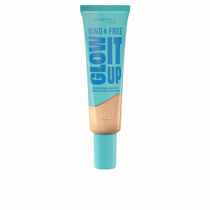 Rimmel London Kind Y Free Glow It Up Base Líquida 010-Rose Ivory 30 ml