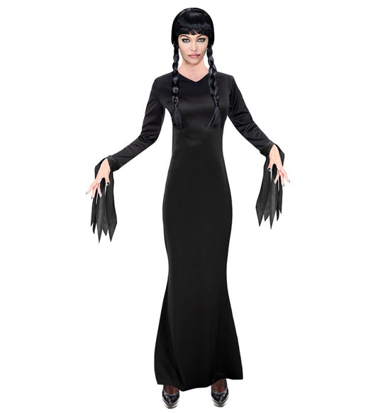 Dark Girl Kleid schwarz Gothic Style Fasnacht Kostüm