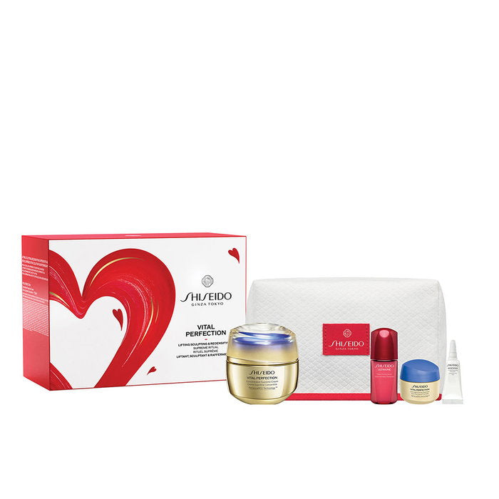 Shiseido Vital Perfection Crema Suprema Concentrada Hautpflege-Set mit 5 Produkten