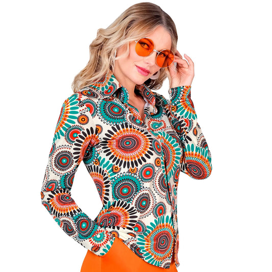 "60er JAHRE BLUSE - vintage" (Bluse) – Vorderansicht