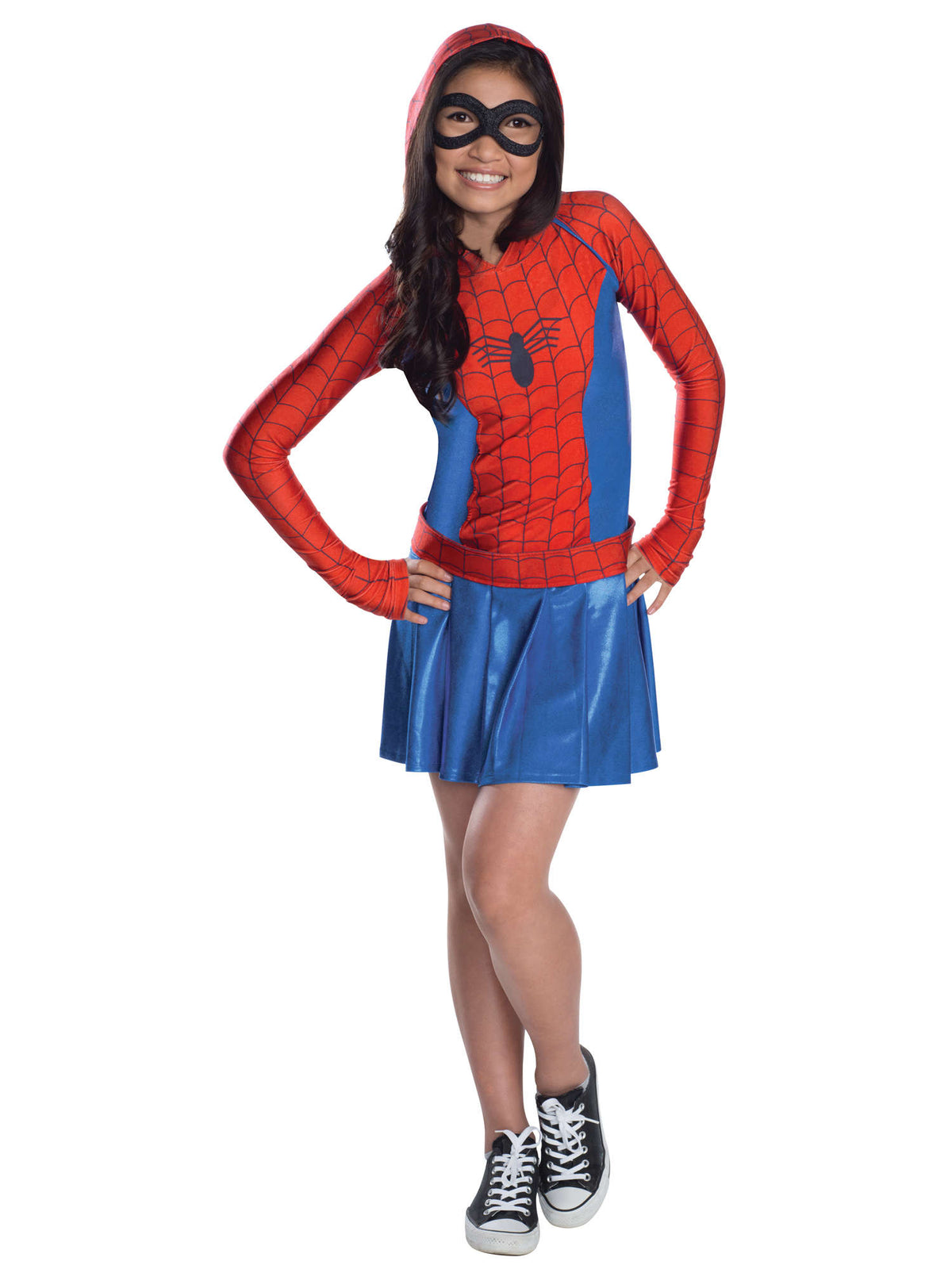 Rubies Spider-Girl Hoodie Costume Kinderkostüm für Mädchen