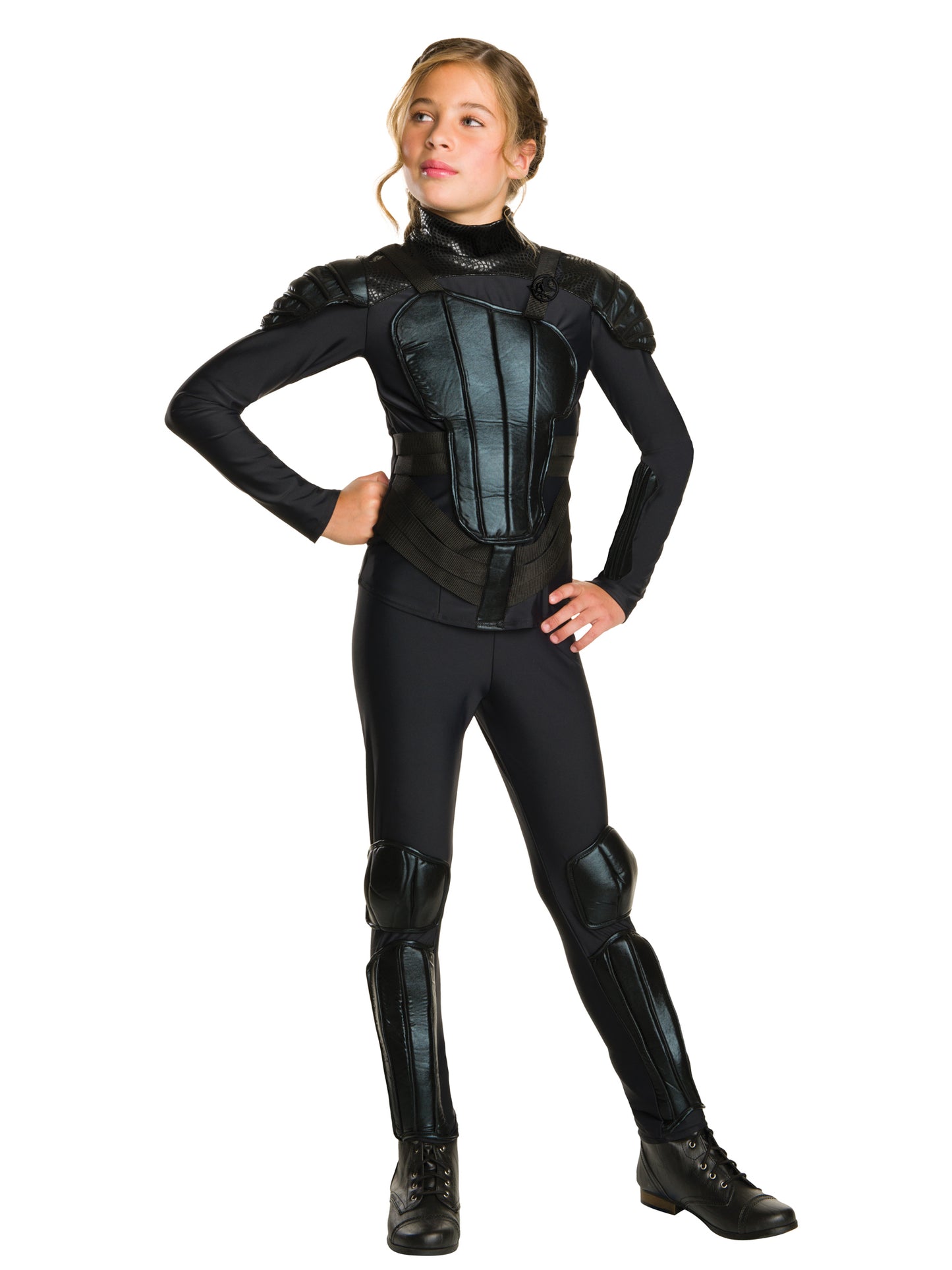 Rubies Katniss Everdeen Deluxe Kinderkostüm für Mädchen mit Hemd und Hose