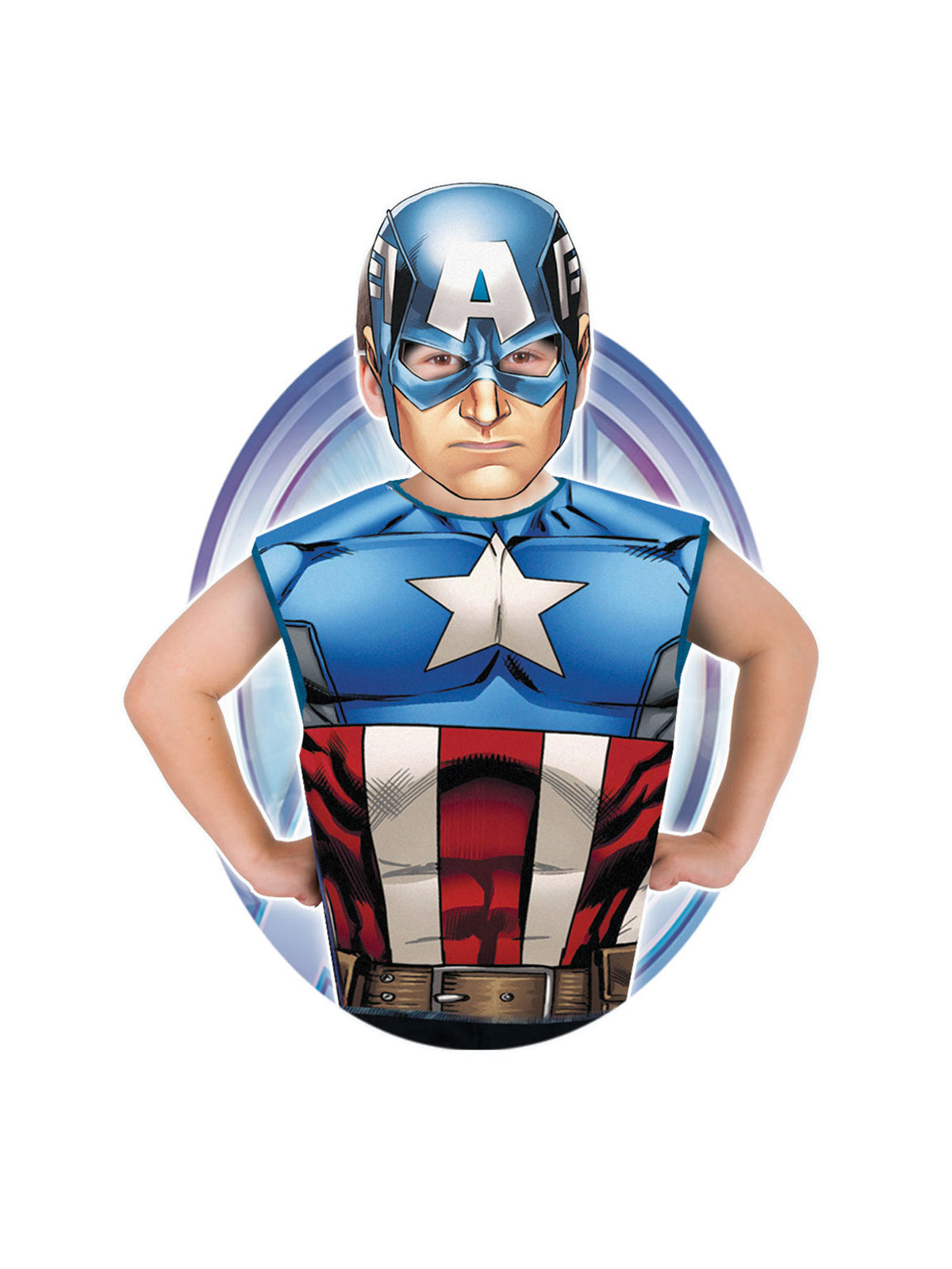 Rubies Captain America Partytime Set Kinderkostüm für Jungen