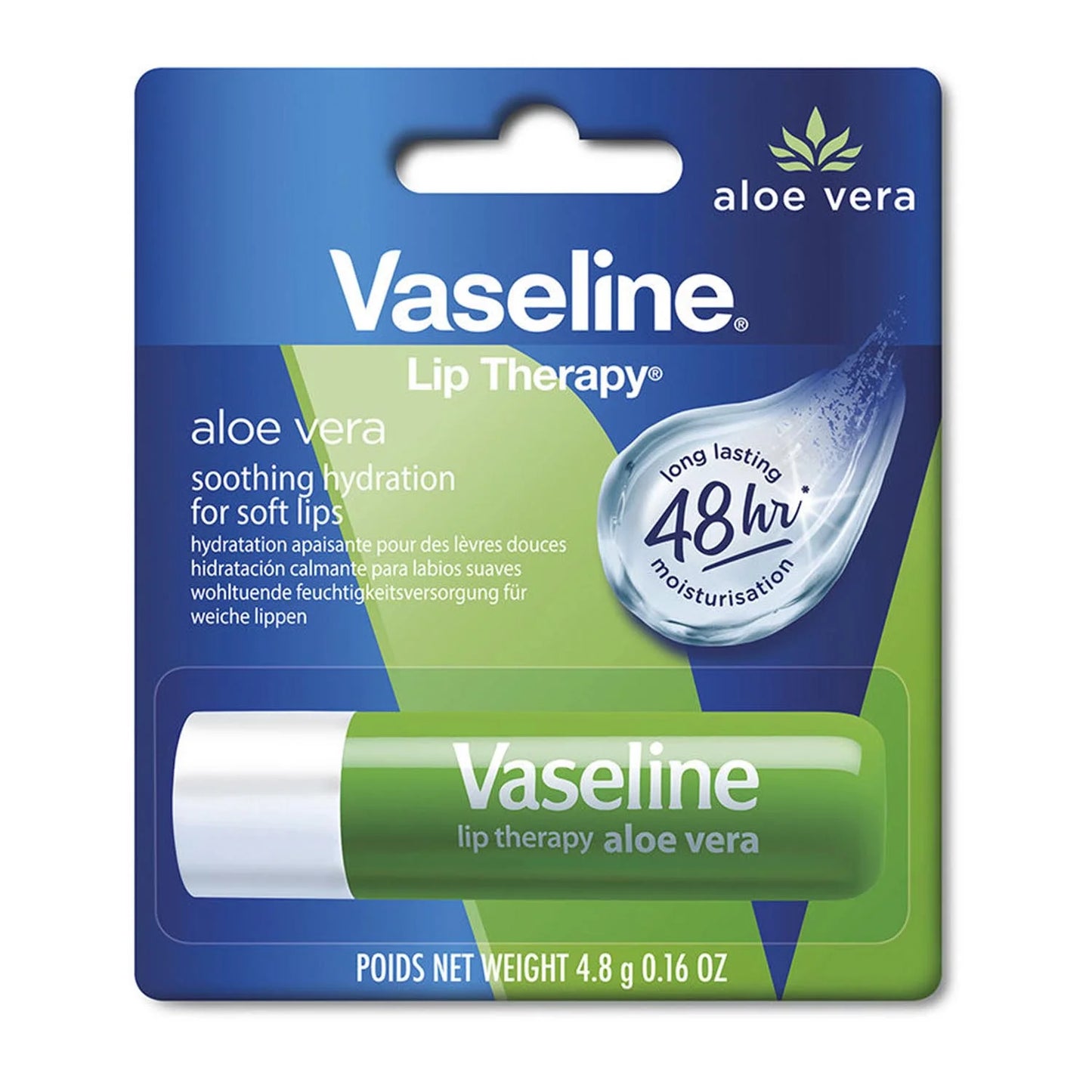 VASELINE VASELINE Bálsamo Labial Aloe Vera Stick 4,8 g Lippenpflege Balm Kosmetik