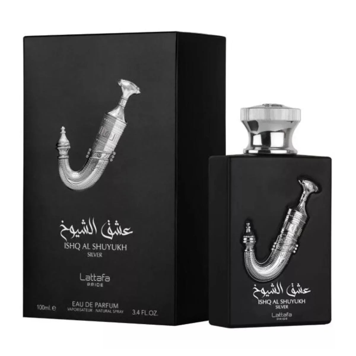 LATTAFA Ishq Al Shuyukh Silver Eau de Parfum 100 ml Unisex Herrenduft