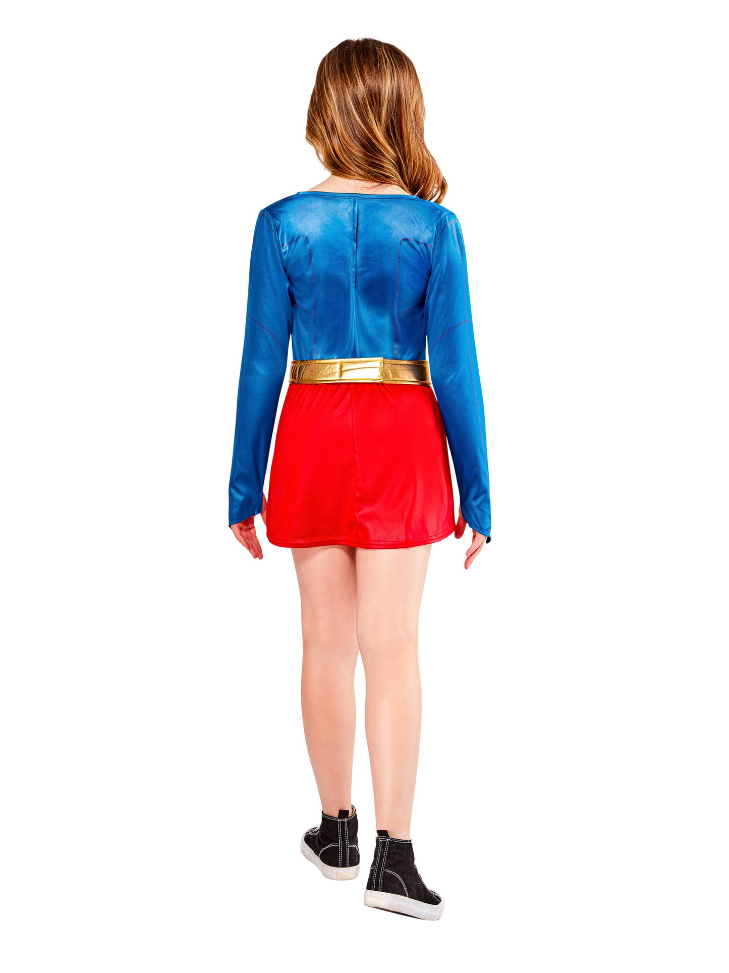 Rubies Supergirl Kinderkostüm für Mädchen mit Kleid und Umhang – Verpackung