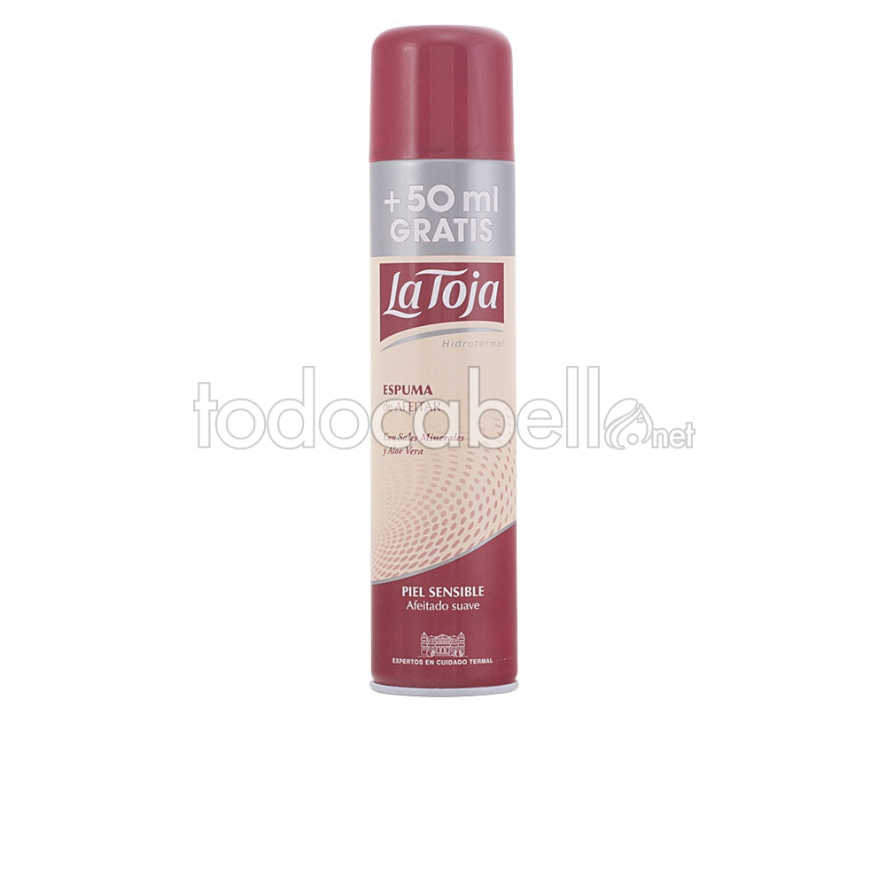 LA TOJA La Toja Hidrotermal Espuma Afeitar Piel Sensible Spray 250 50 ml Kosmetik
