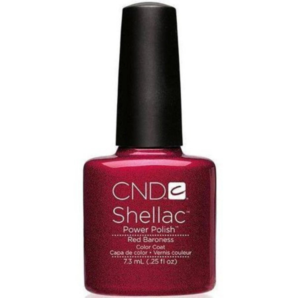 CND, Shellac, Gel, Semi-Permanent Nail Polish, Red Baroness, 7.3 ml