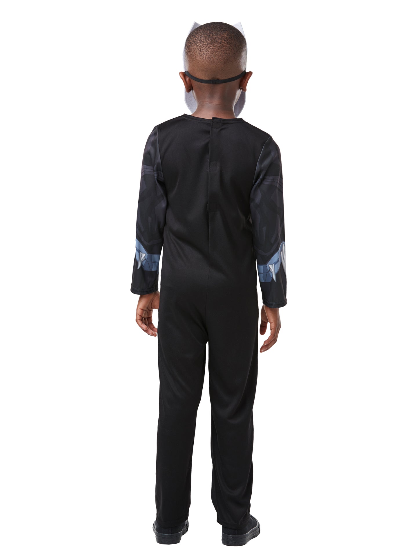 Rubies Black Panther Kinderkostüm für Jungen mit Overall und Maske – Detailansicht