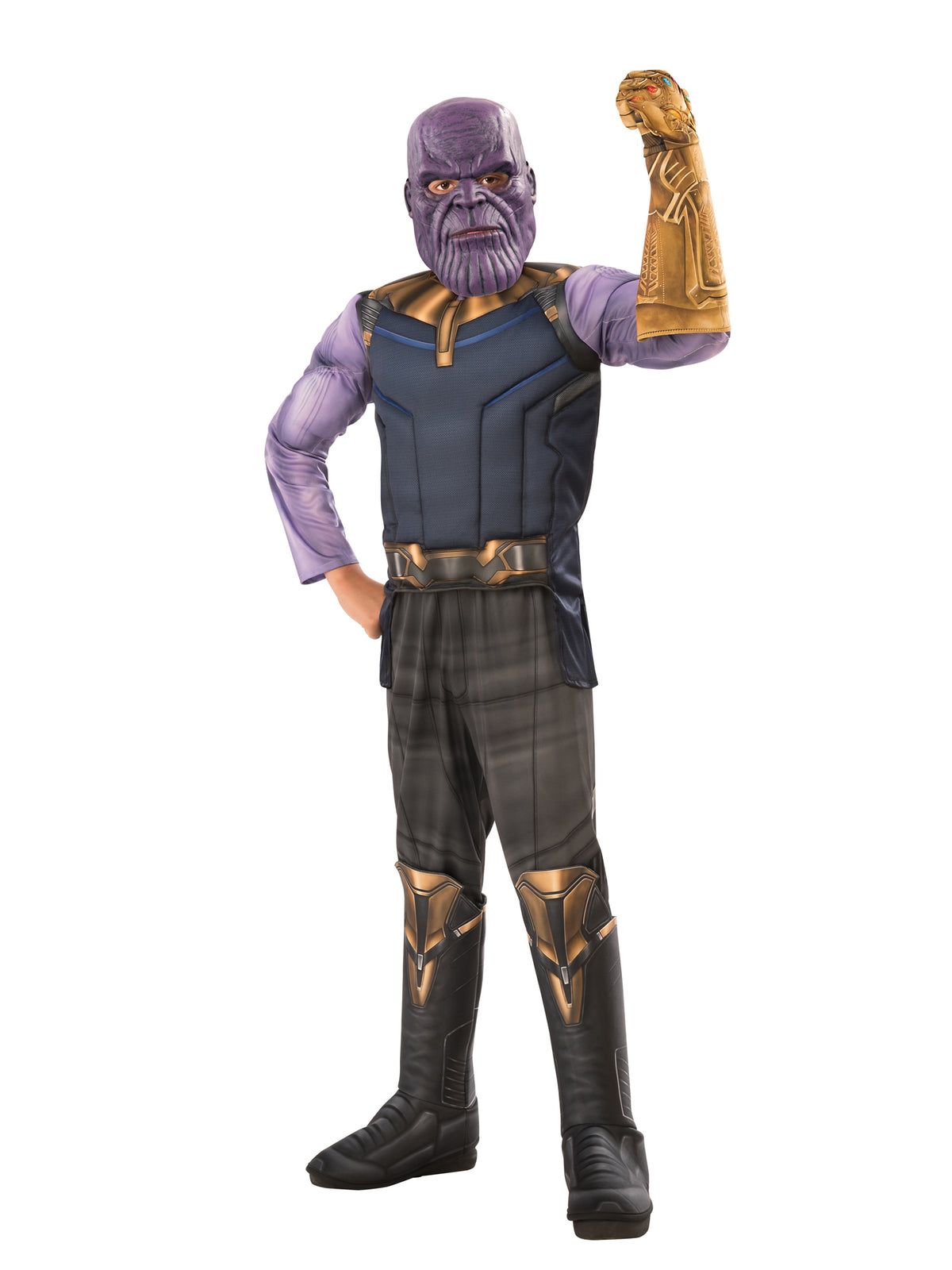 Rubies Thanos Infinity War Kostüm für Jungen mit Overall, Boot Tops und Maske