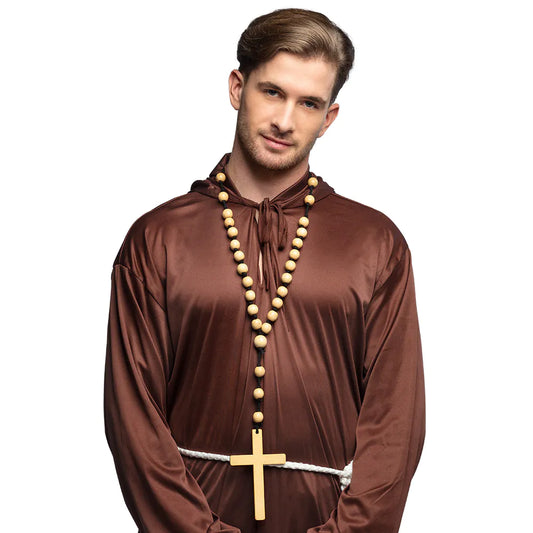 Boland Halskette Priesterkreuz deluxe gold mit Edelsteinen – Produktansicht