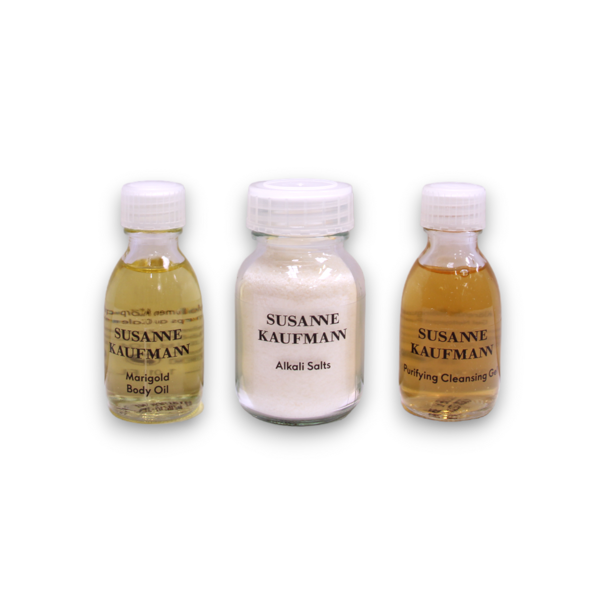 Susanne's Home Spa Collection Set Susanne Kaufmann: Face Cleansers, Paraben-Free, Purifying, Cleansing Gel, For Face, 30 ml + Body Lotions & Creams, Sulfates-Free, Nourishing, Body Butter, Day, 15 ml + Face Masks & Exfoliators, Enzyme, Exfoliating