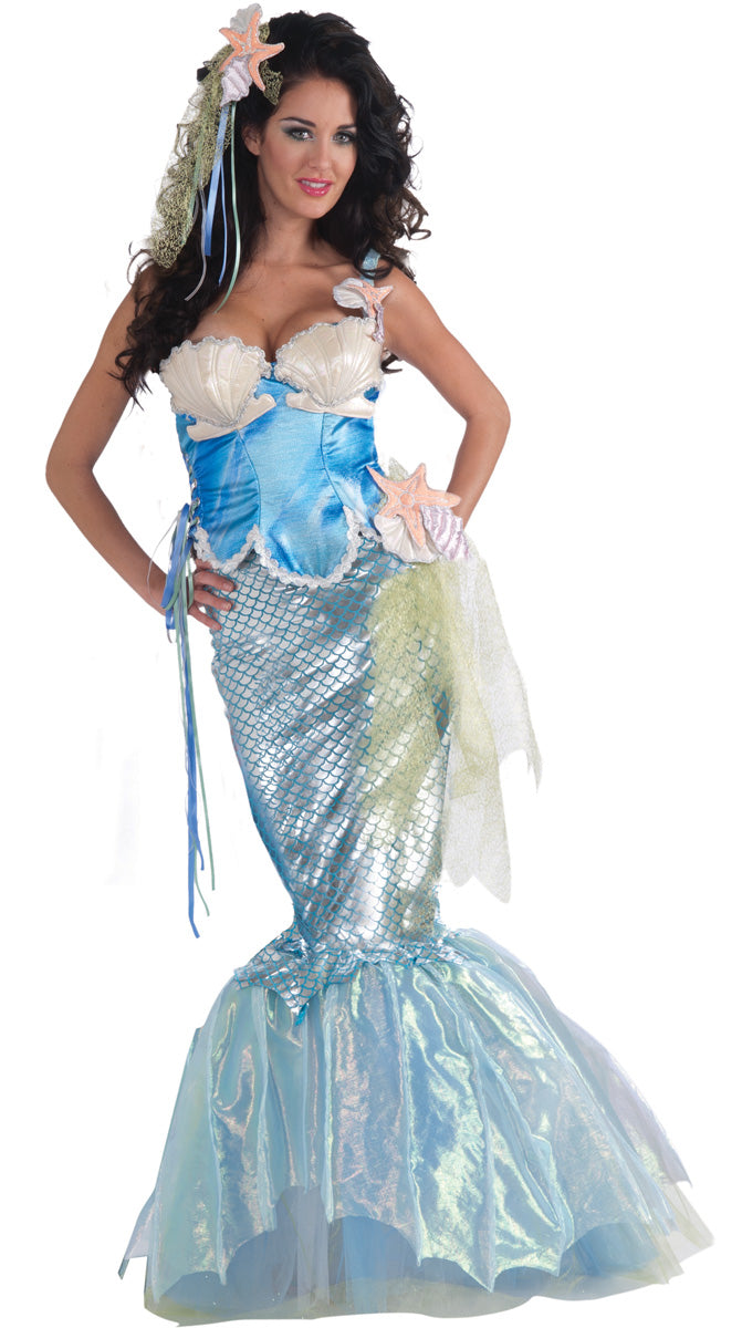 Rubies Mermaid-XS/S Kostüm für Erwachsene für Damen