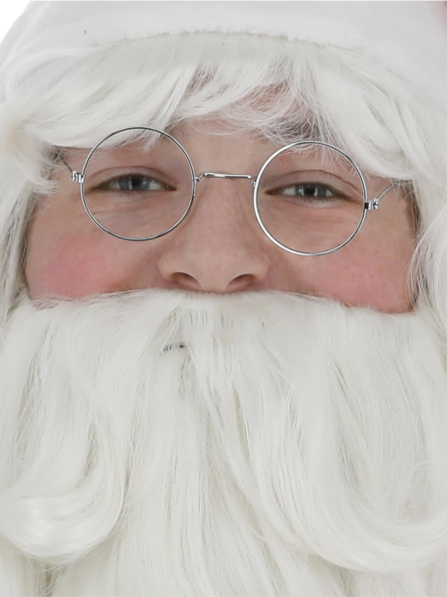Smiffys Wire Framed Santa Specs, Silver AC für Unisex