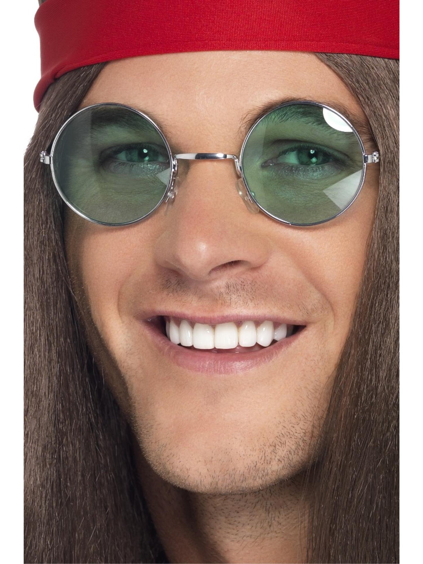 Smiffys Hippie Specs, Silver AC für Unisex