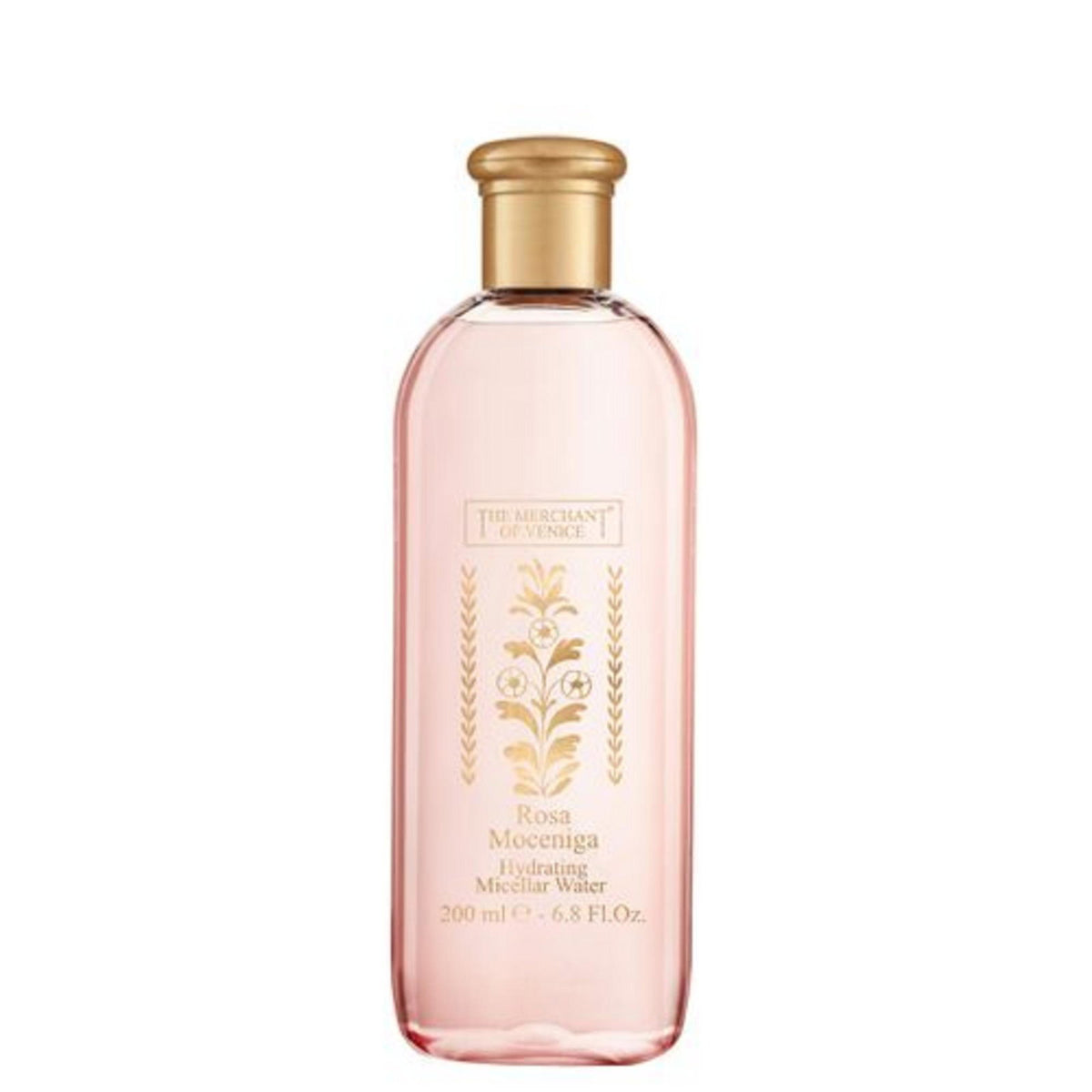 The Merchant Of Venice, Rosa Moceniga, Essenz von Rosa Moceniga, Befeuchtet und erfrischt die Haut, Mizellenwasser, Alle Hauttypen, einschließlich empfindlicher Haut, 200 ml