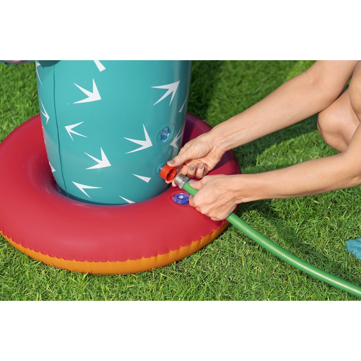 Bestway Aufblasbarer Cactus Sprinkler 74x56x104 cm +2 Jahre Garten 52733