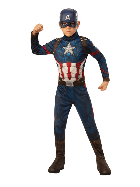 Rubies Captain America Endgame Kinderkostüm für Jungen mit Maske