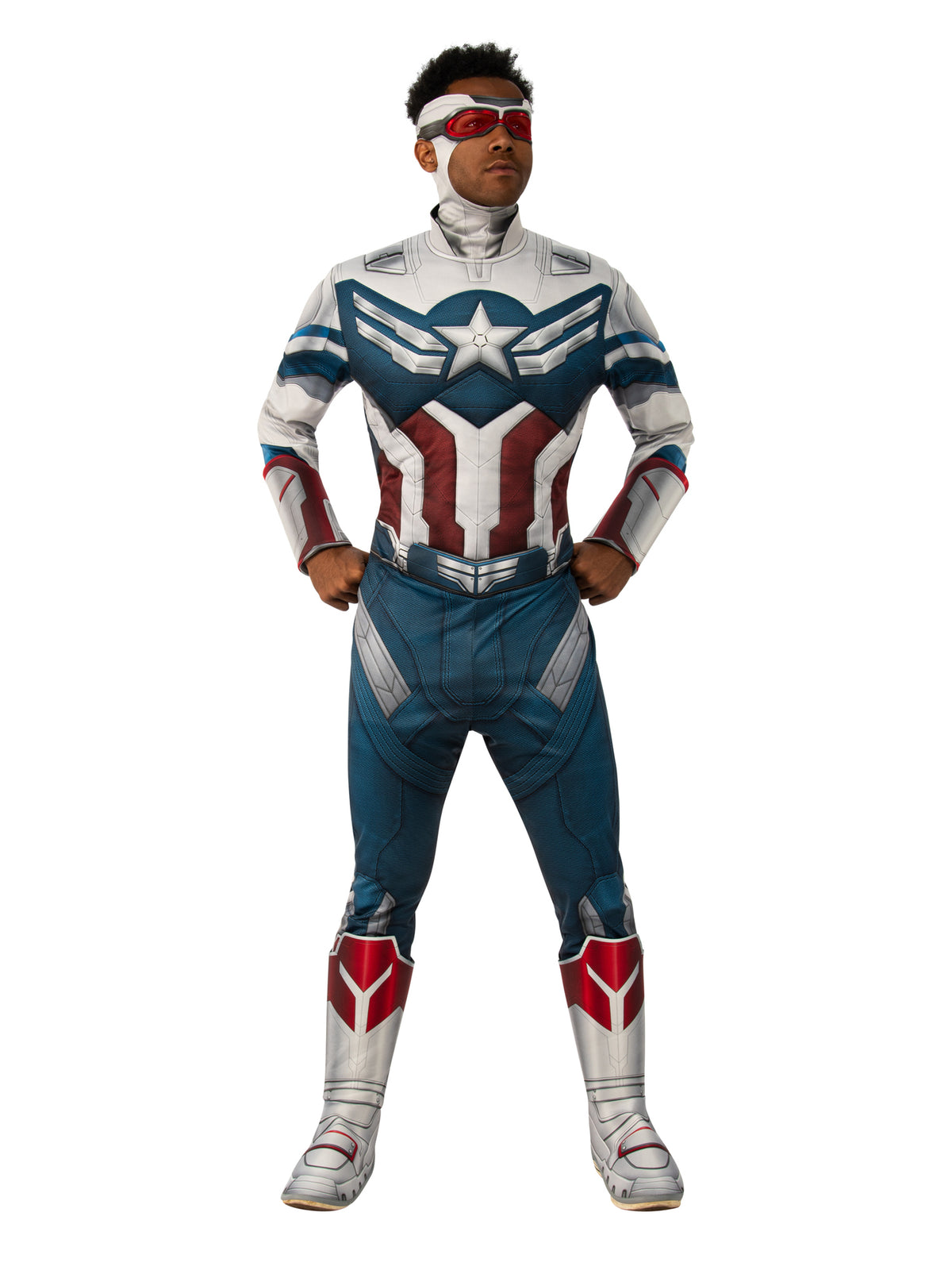 Rubies Captain America Deluxe Costume Kostüm für Erwachsene für Herren
