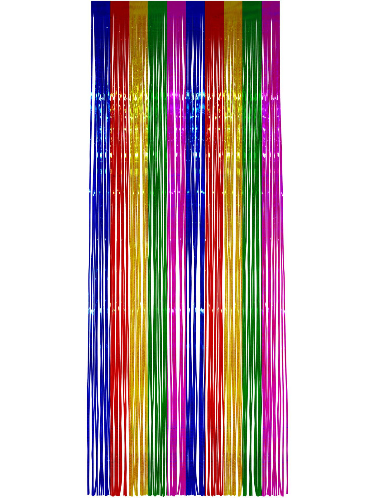 Smiffys Rainbow Shimmer Curtain Schimmervorhang 91 x 244 cm