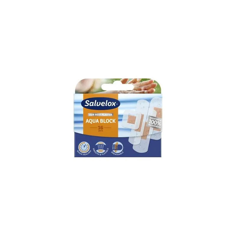 SALVELOX SALVELOX Pflaster Aqua Block 16 Stück wasserabweisend Kosmetik