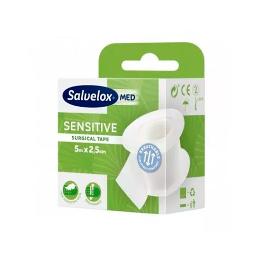 SALVELOX SALVELOX Med Sensitive Chirurgisches Klebeband 10 Stück für empfindliche Haut Kosmetik