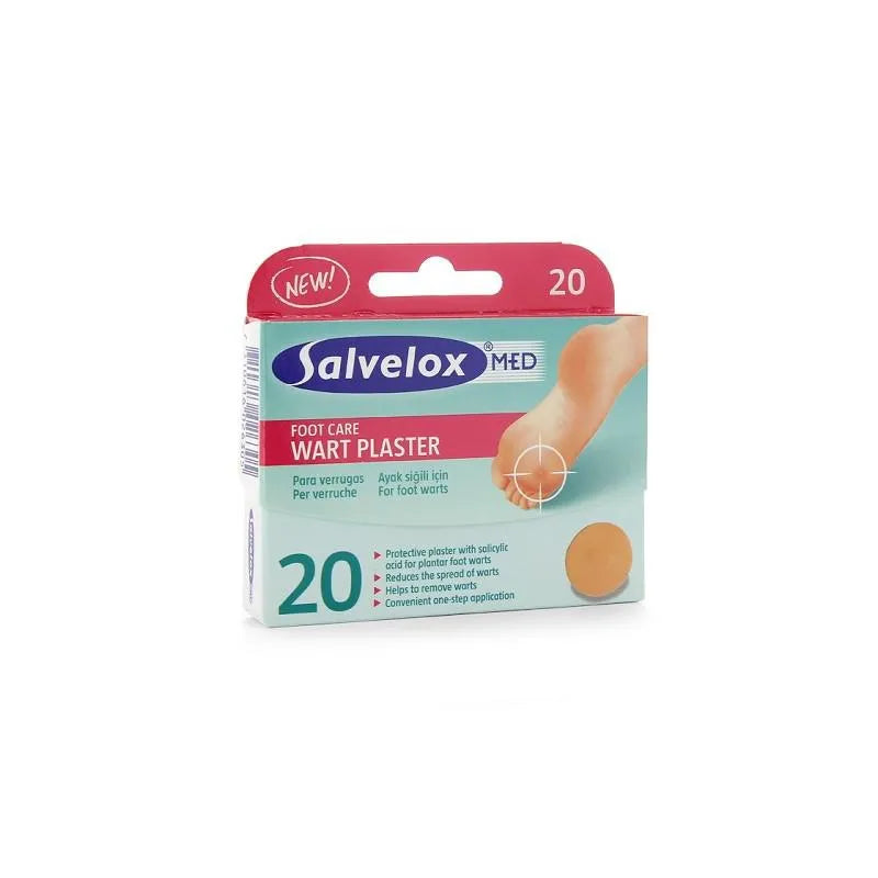 SALVELOX SALVELOX Warzen Apositos 20 Stück Pflaster zur Behandlung von Warzen Kosmetik