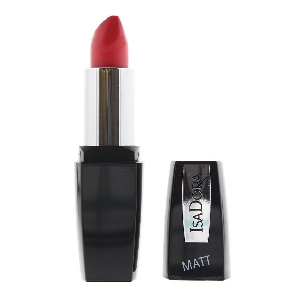 IsaDora, Perfect Matt, Lippenstift, Creme-Lippenstift, 04, Heiße Koralle, 4.5 g