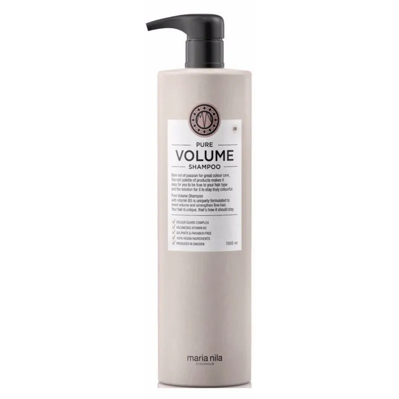 MARIA NILA Maria Nila Pure Volume Shampoo 1000 ml Volumen Shampoo für feines Haar