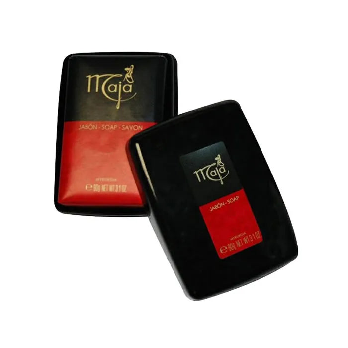 MAJA MAJA Seife mit Seifenhalter 90 g Kosmetik Soap Holder Set